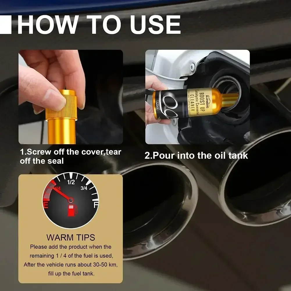 1/2/3 шт., очиститель каталитического нейтрализатора двигателя автомобиля, глубокая очистка, многофункциональные, глубокая очистка, акселераторы двигателя, Прямая поставка