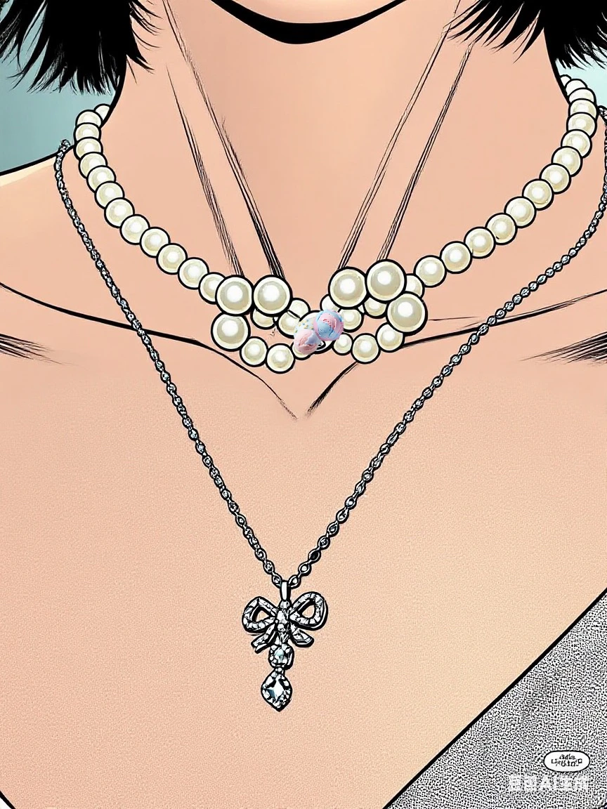 مجموعة VIVI NANA الماسية ذات النمط نفسه قلادة زحل كلاسيكية متعددة الاستخدامات #2