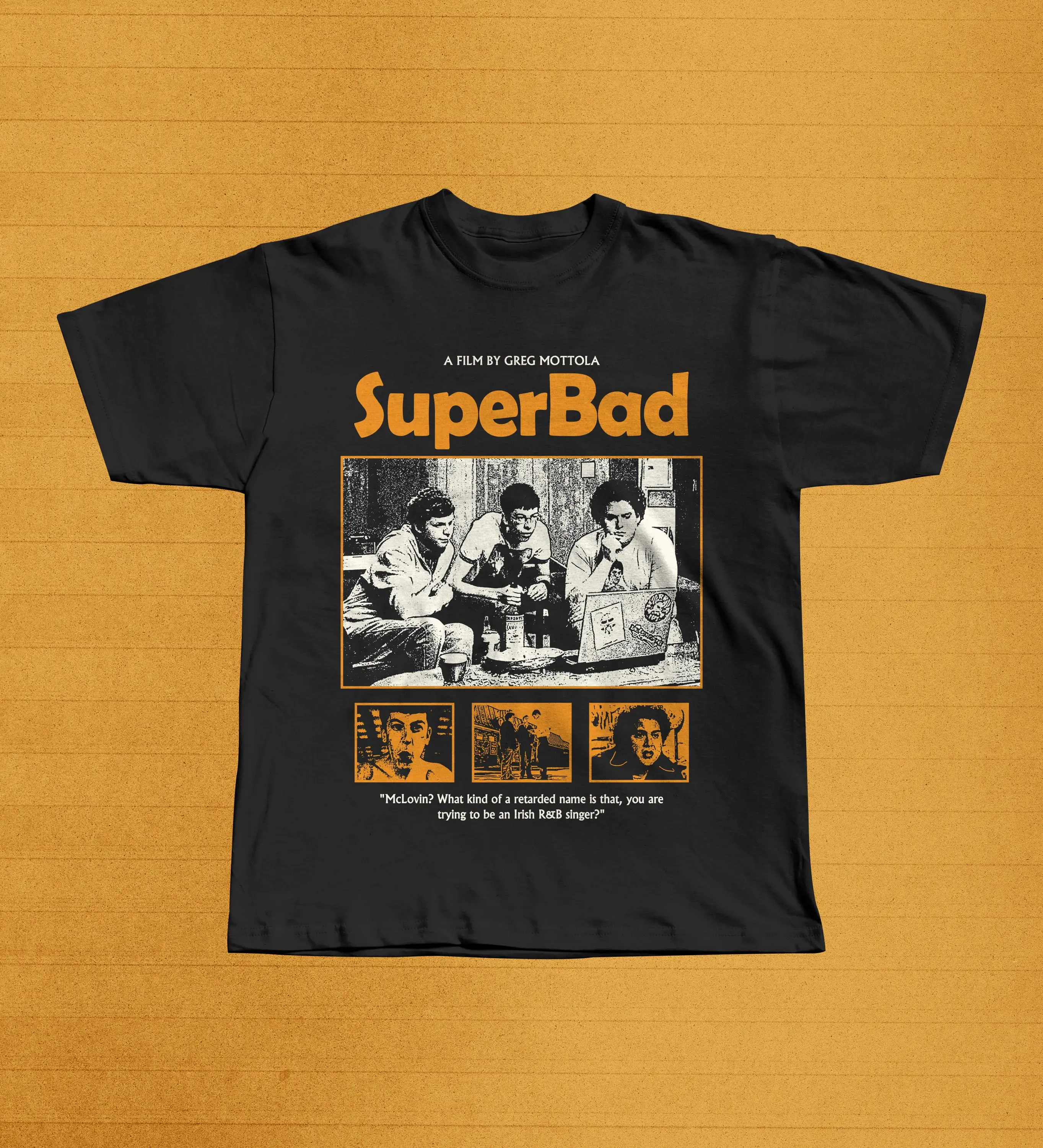Superbad Movie T-Shirt, 2000s Nostalgia McLovin Graphic Tee, Teen Comedy Film Shirt