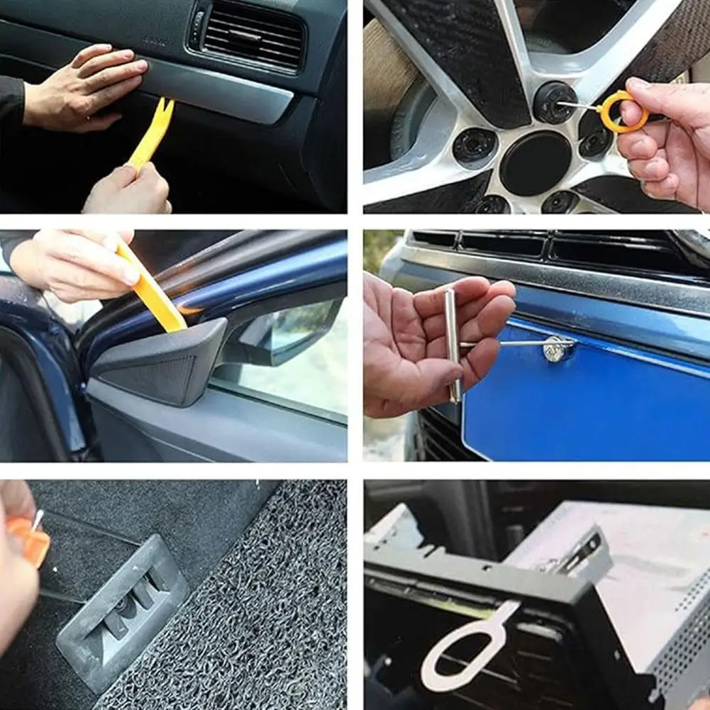 Automotive Locksmith Car Lockout Kit Door Panel Audio Tools Tool Entry Repair Tools Unlocking Emergency Unlock Keyless U4H0