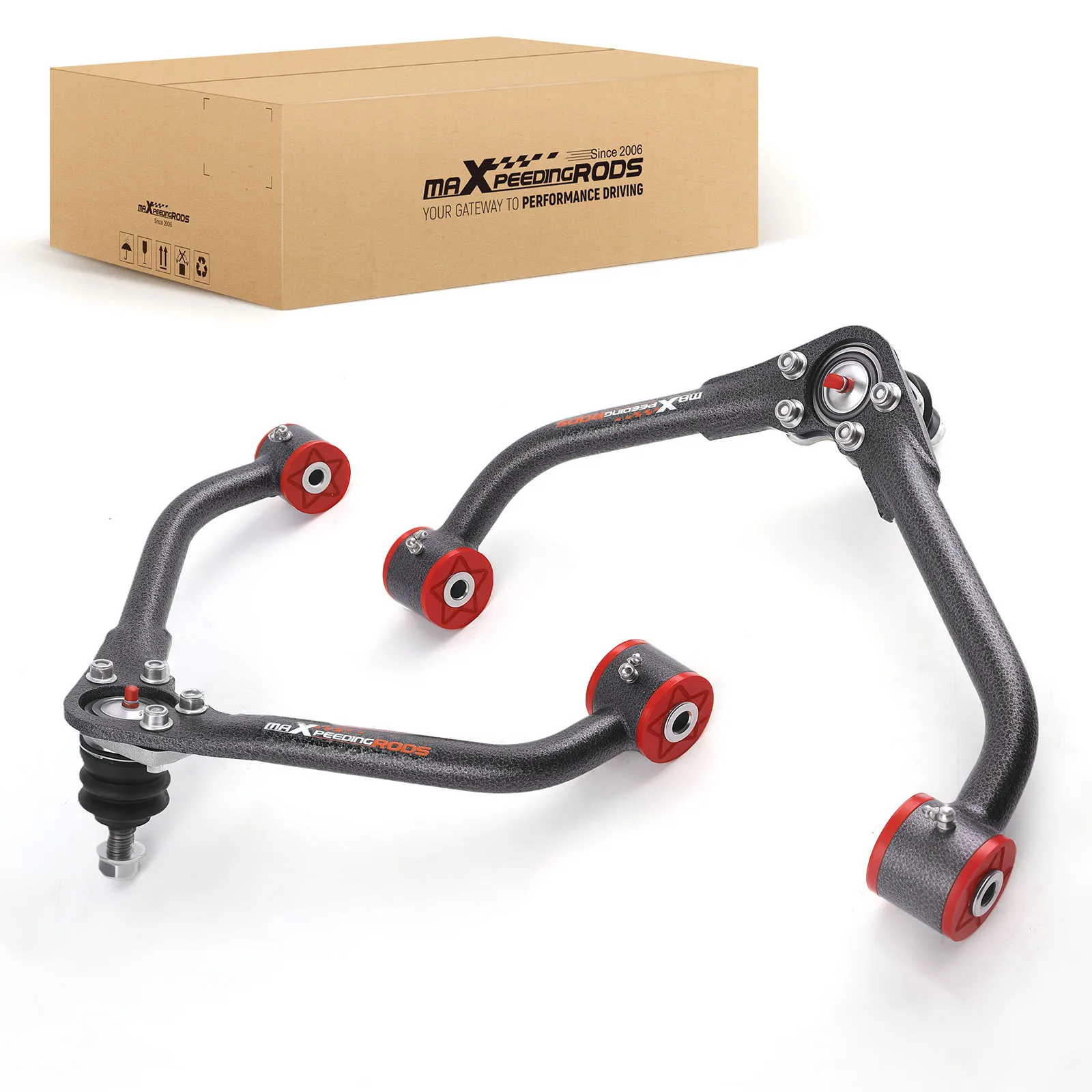 Pair Steel Front Upper Control Arms 1-4