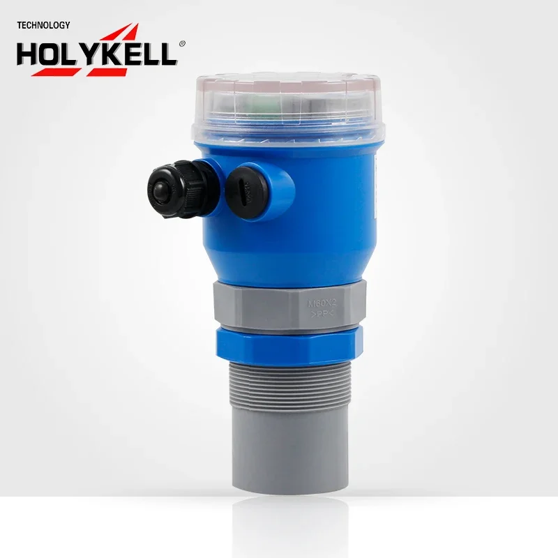 Holykell ultrasonic liquid level sensor non contact for reservoir river pool