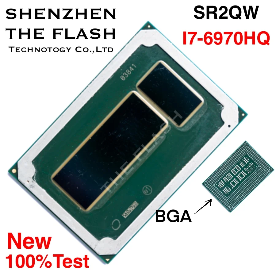 BGA Chip 100%Test  SR2QX I7-6870HQ SR2QW I7-6970HQ SR2QZ I5-6350HQ SR2QY I7-6770HQ