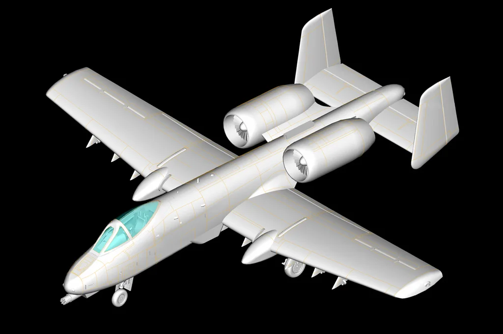 Hobbyboss 80266 1/72 Scale A-10A Thunderbolt II เครื่องบินสะสมของเล่นพลาสติกประกอบอาคารชุดงานอดิเรก DIY