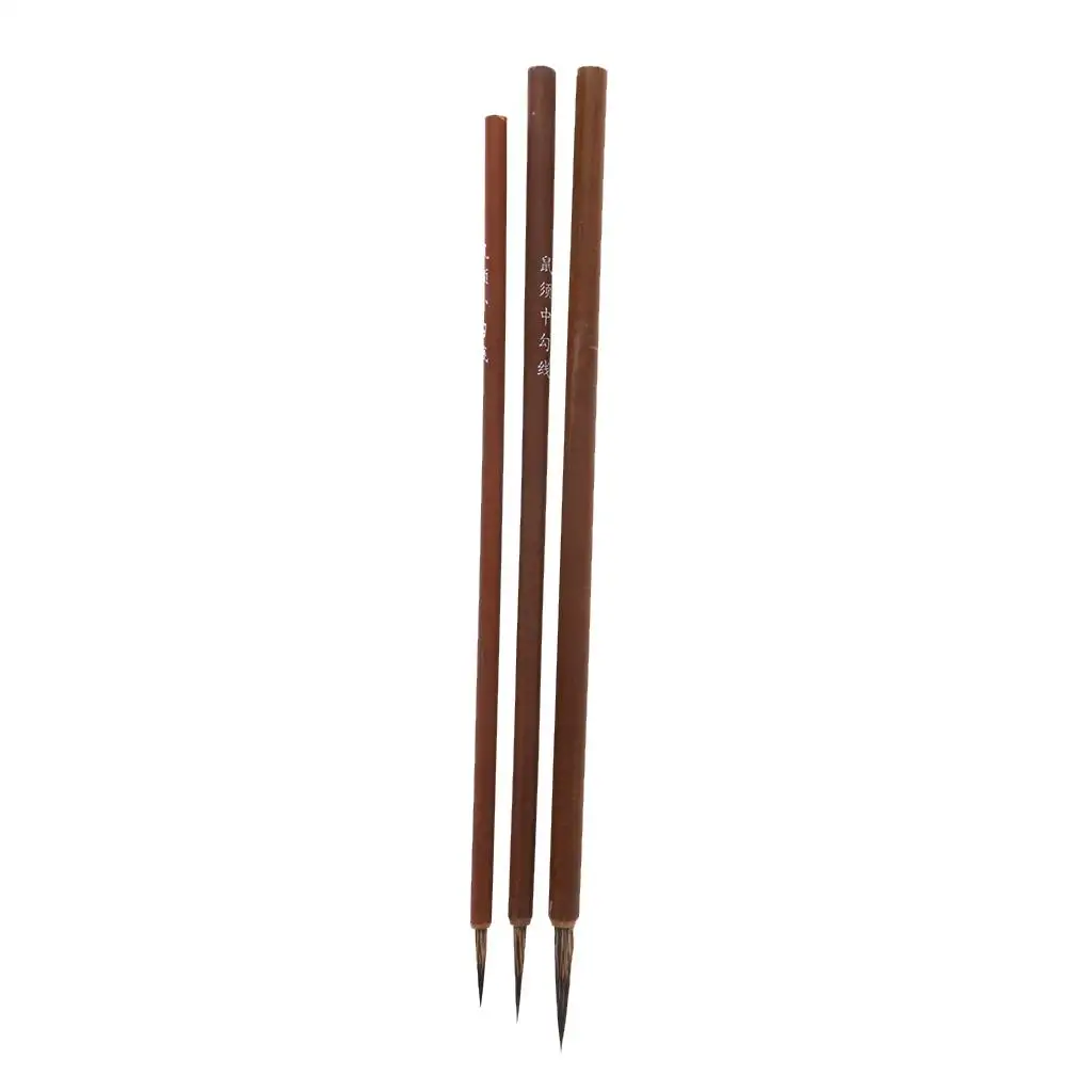 

3x 3pcs/Set Chinese Calligraphy Brushes Sumi Painting Figure Drawing Brushes