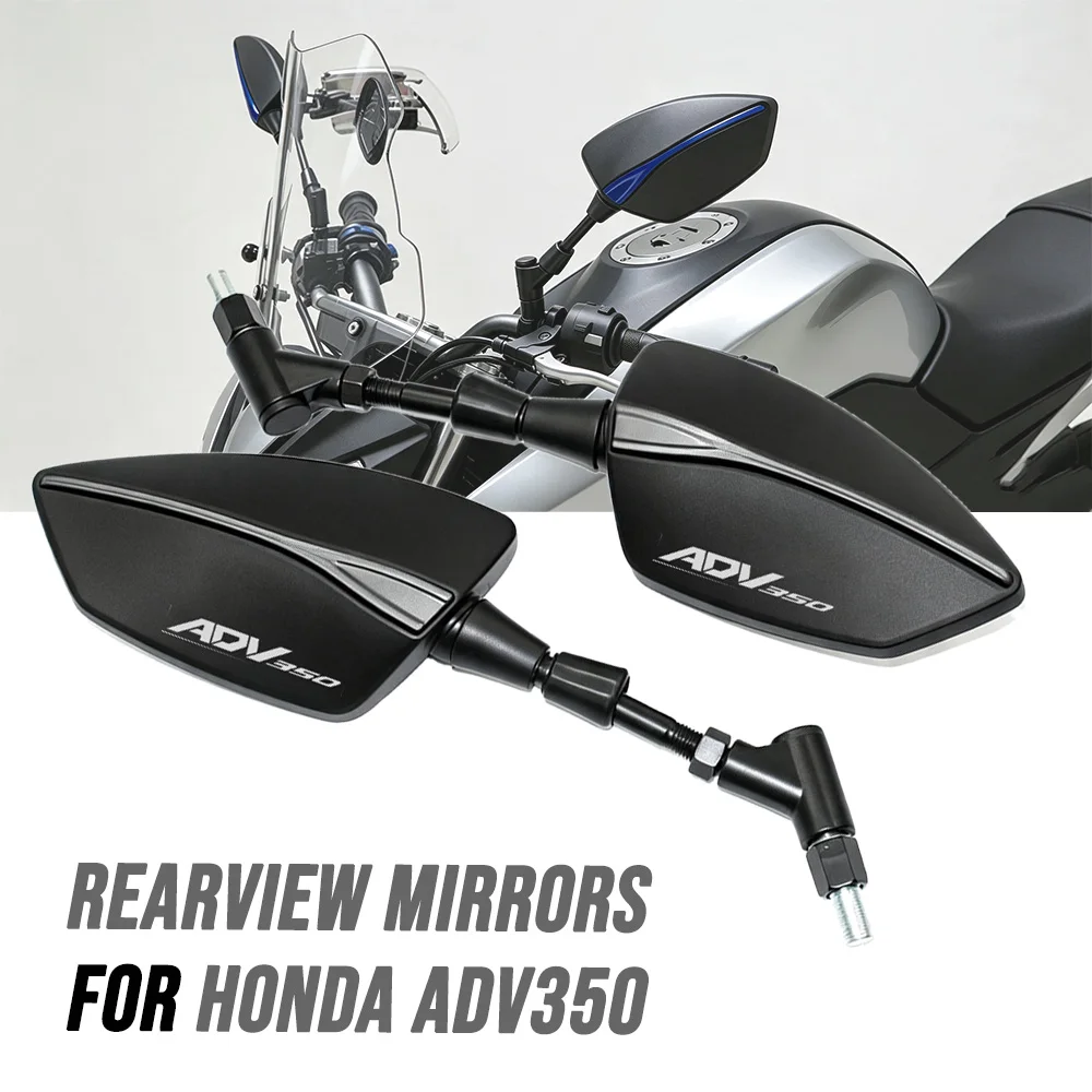 For Honda ADV350 ADV 350 Motorcycle 8mm 10mm Universal Adjustable Rearview Rear View Mirror Side Mirrors Accessories