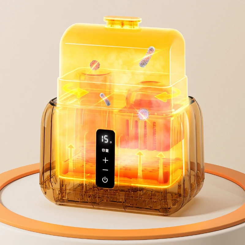 Calentador y esterilizador automático de biberones, doble uso, temperatura constante, calentamiento uniforme, modo cálido inteligente 72H, Control de apagado automático