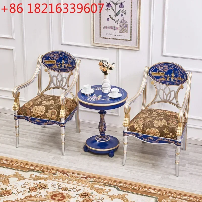 Couch Armchair Palace Painted Furniture Conference Chair Computer Chair round Table round Tea Table