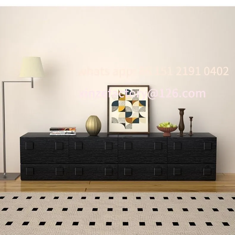 

Customizable cabinet small apartment modern simple locker medieval living room card cabinet combination chest cabinet floor