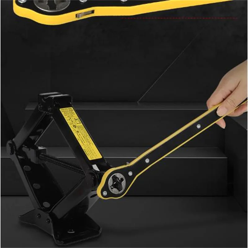 Car Jack Labor-saving Wrench Auto Wheel Lug Wrench Handle Repair Tool Labor-saving Wrench Scissor Garage Tire Changer Car Kit