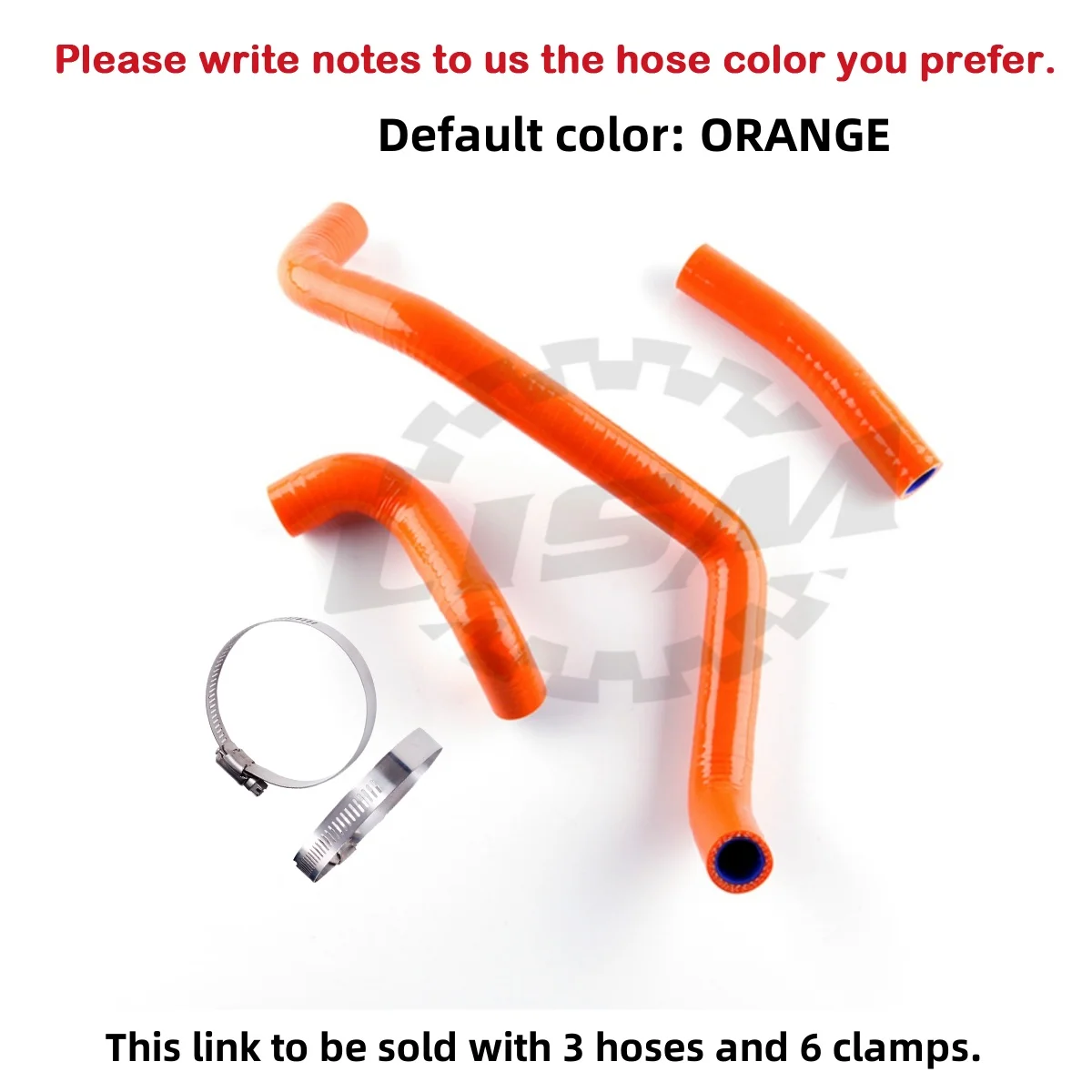 

3PCS 3PLY For 2000-2007 Can-Am Bombardier DS 650 DS650 ATV 2001 2002 2003 2004 2005 2006 Silicone Radiator Coolant Hose Pipe