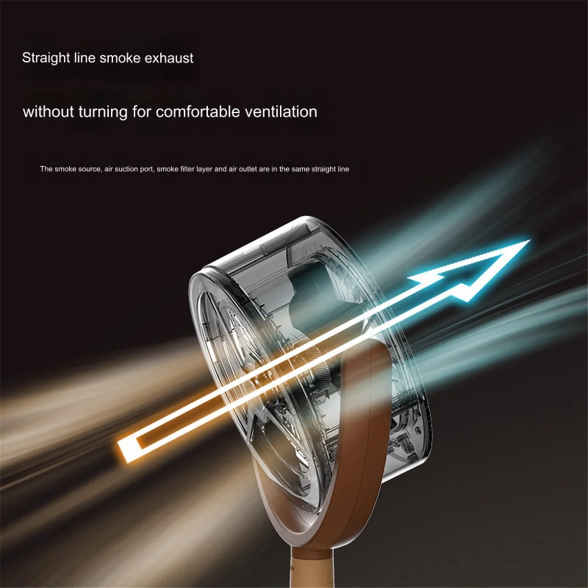 Purificateur de fumée portable, filtre à fumée, hotte de gamme portable, supporter ficateur de fumée pour fumer à l'intérieur