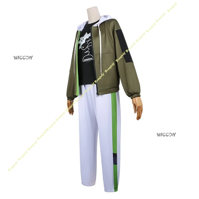 Costumi Cosplay La leggenda di Hei Anime Film Ragazzi Ragazze Vestito Abbigliamento da lavoro Pantaloni con cappuccio T-shirt Quotidiano Autunno Natale Halloween