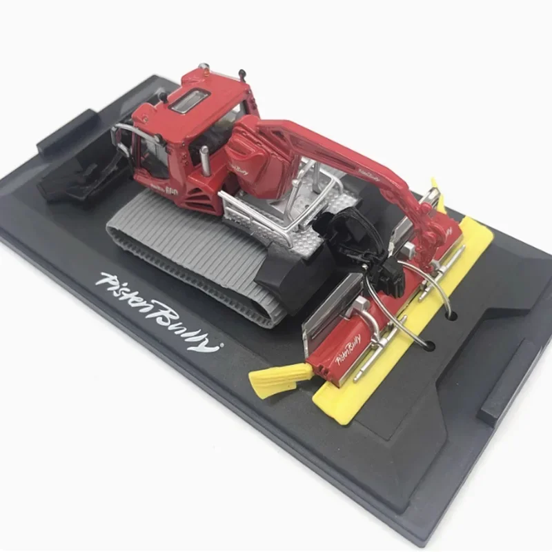 SCHUCO Diecast Alloy 1:87 German Pistenbully-600 Snowplow Cars Model Collection Decoration Children Gift Toy Static Display