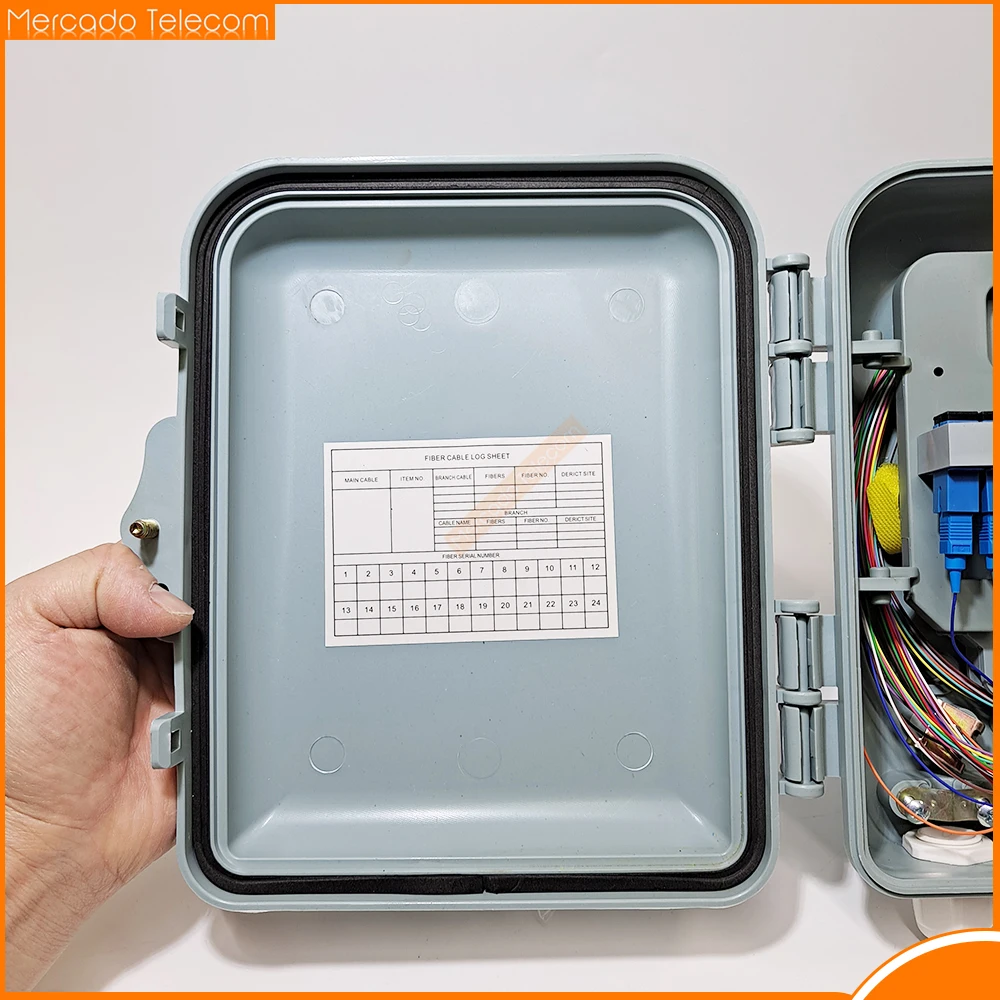 Imagem -02 - Fibra Óptica Caixa de Distribuição 24 Core Ftth sc Upc 12 Core