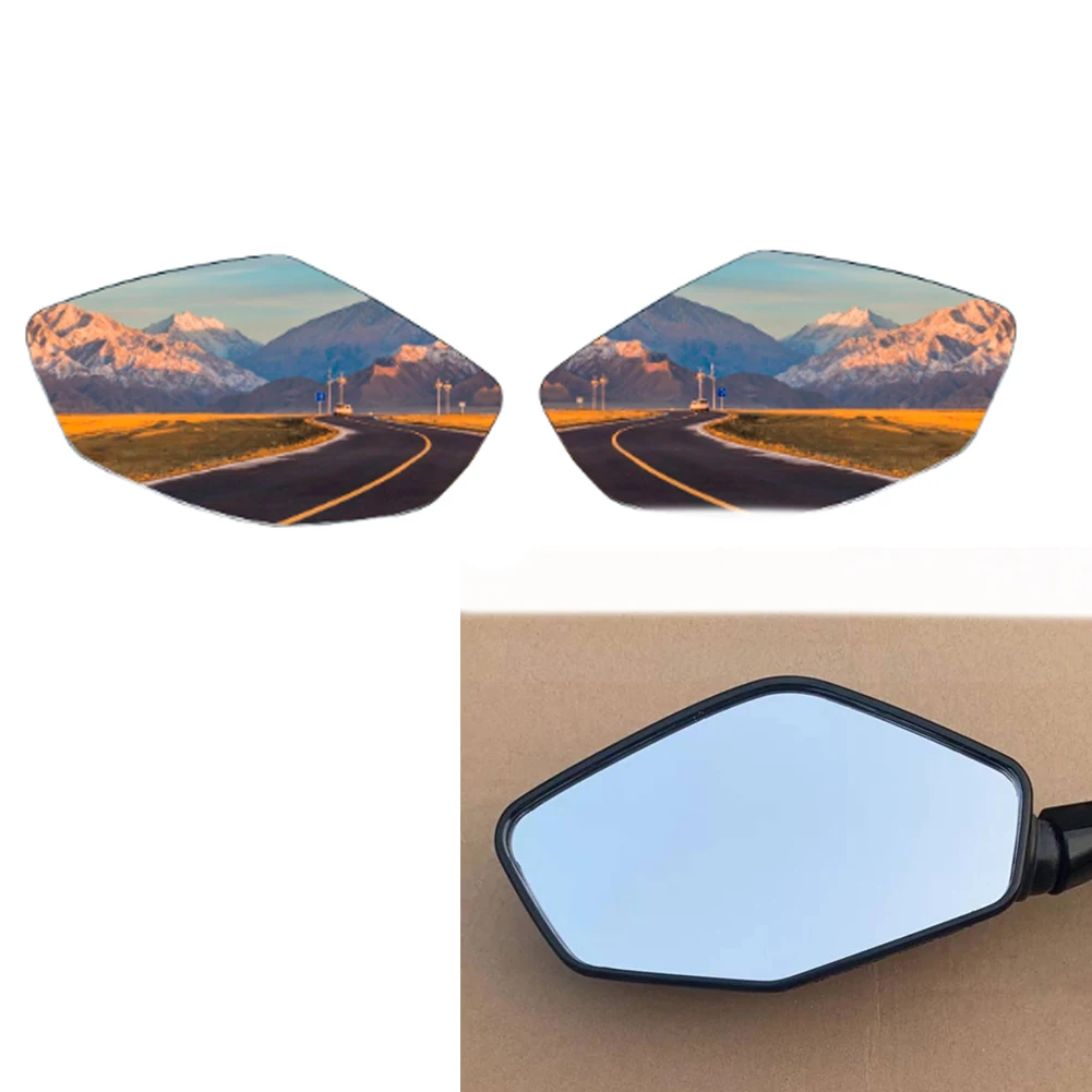 Motorcycle Convex Mirror Big Vision Lens Rearview Side Mirrors For KYMCO XCITING 250 S350 S400 AK550 CT250 CT300