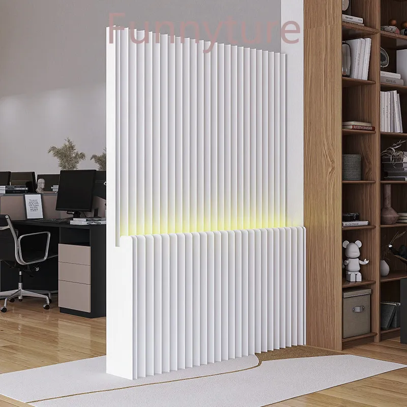 Waterproof Screen partition living room simple office partition beauty salon clothing store folding paper screen  room divider