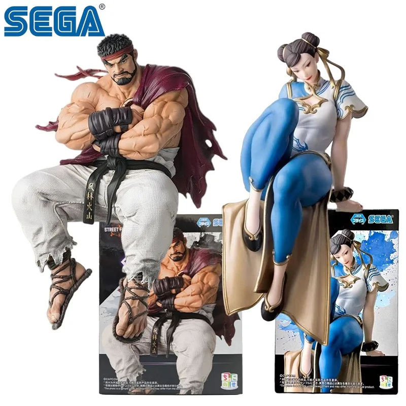 

SEGA Ryu Hoshi/Chun-Li PM Chokonose Фигурка Street Fighter 6, игровой комплект модели, игрушки для мальчиков, оригинальная коллекция коробок, подарки для мальчиков