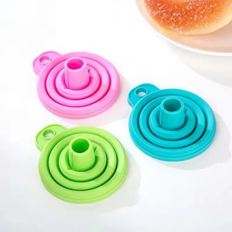 

Portable Collapsible Silicone Funnel Set - Beer Brewing, Car Fuel & Washer Fluid Transfer