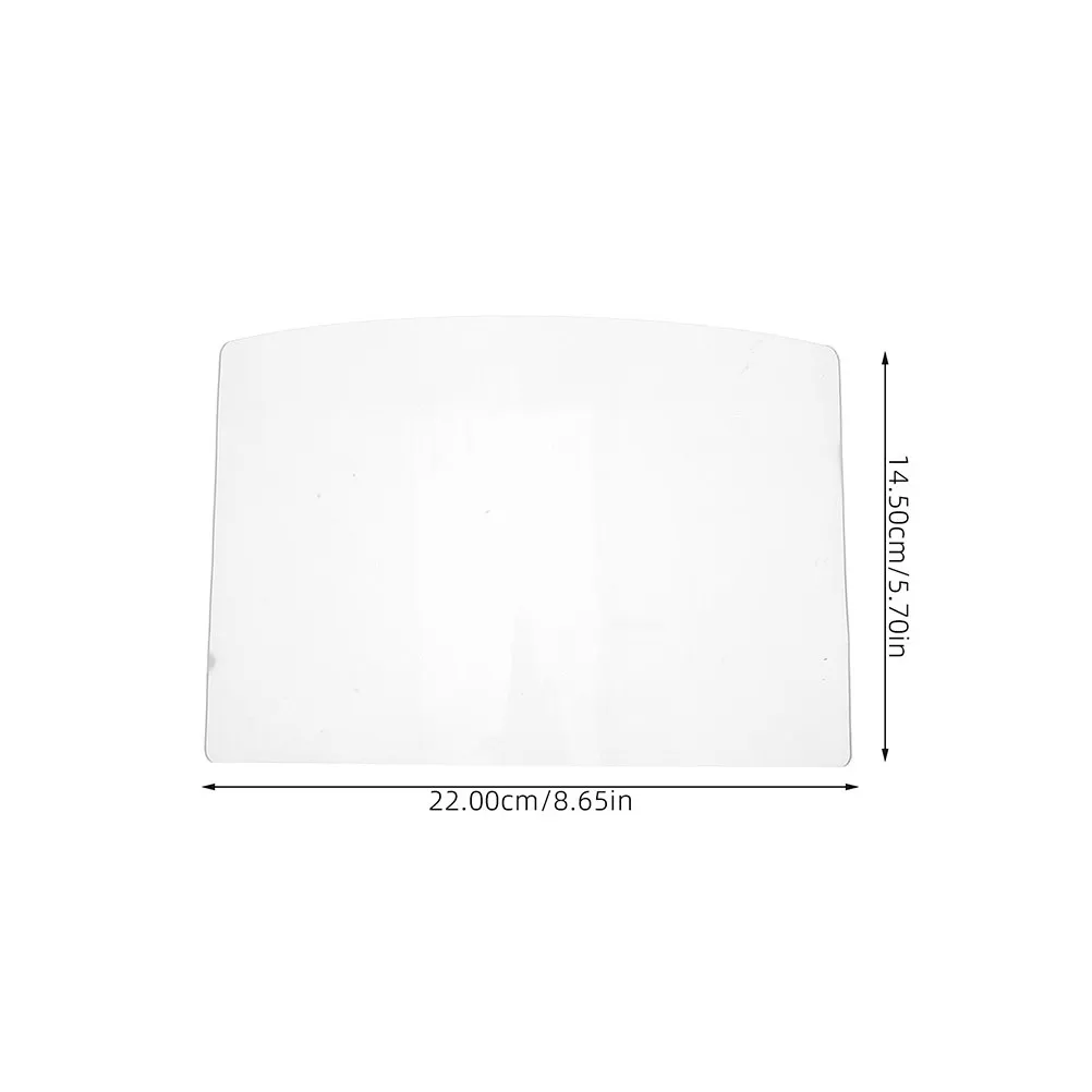 3Pcs Sandblasting Hood Dust Mask Protective Lens Replacement Organic Glass Lens Part Clear Viewing Sandblasting Gear