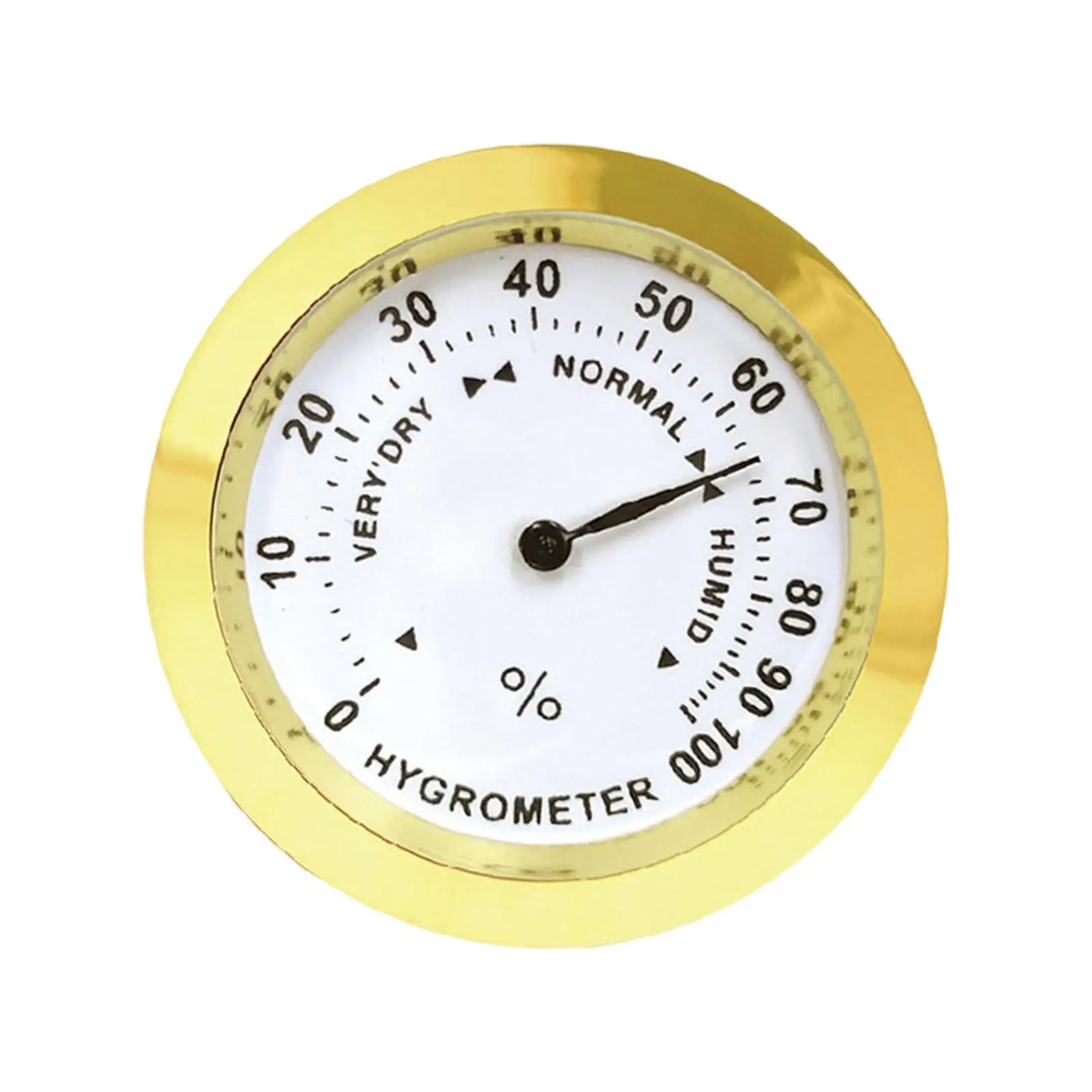 Analog mechanical hygrometer for indoor and outdoor use, humidity meter for