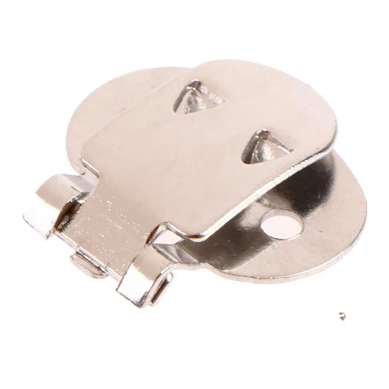 10Pcs Blank Stainless Steel Flower Shoes Clips Ornament On Findings DIY Craft Buckles For Shoes Accessories Silver Color