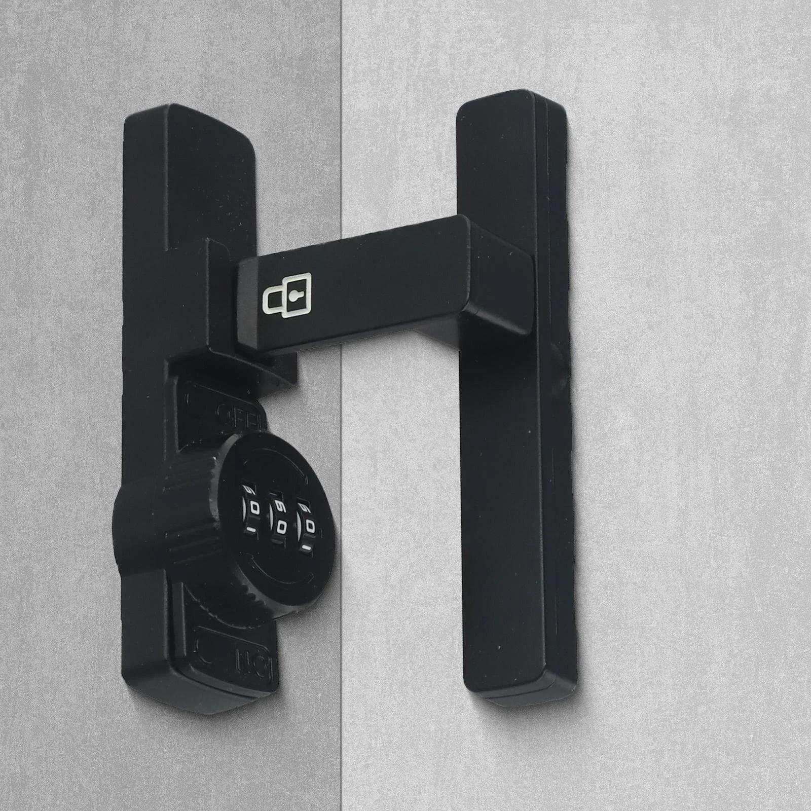 Secure Your Home Degrees Sliding Door Lock Interior Door Bolt Angle Matte Black Finish Zinc Alloy Construction