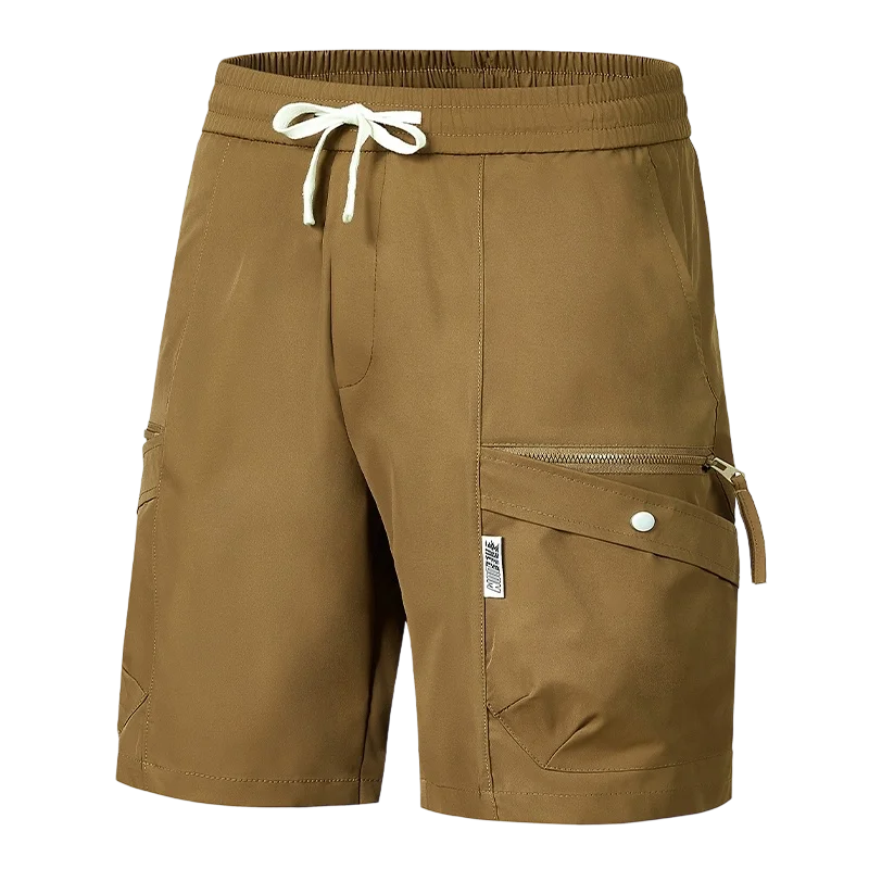 

Summer New Cargo Shorts Mens American Style Knee Length Pants Loose Version Casual Sports Pants Mens Quick Dry Sports Shorts