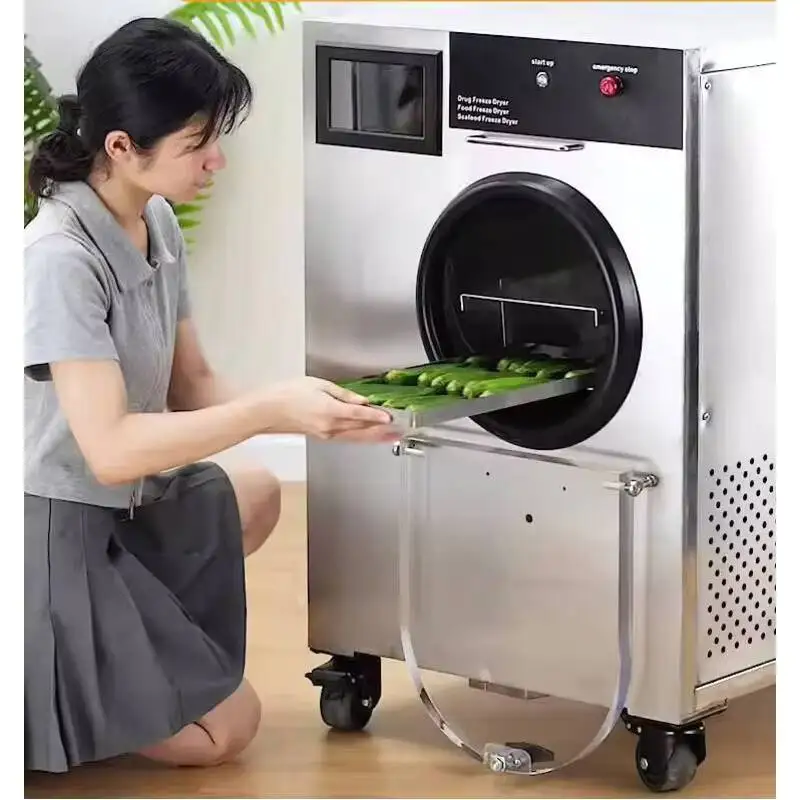 

Fruit And Vegetable Vacuum Dryer Small Fully Automatic Freeze Drying Machine