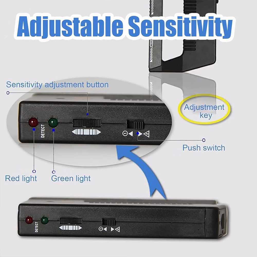 WPP123 Wall Scanner Metal Detector Pointer AC Wire Metal Detection Metal Detector Alert Pipe Power High Sensitivity