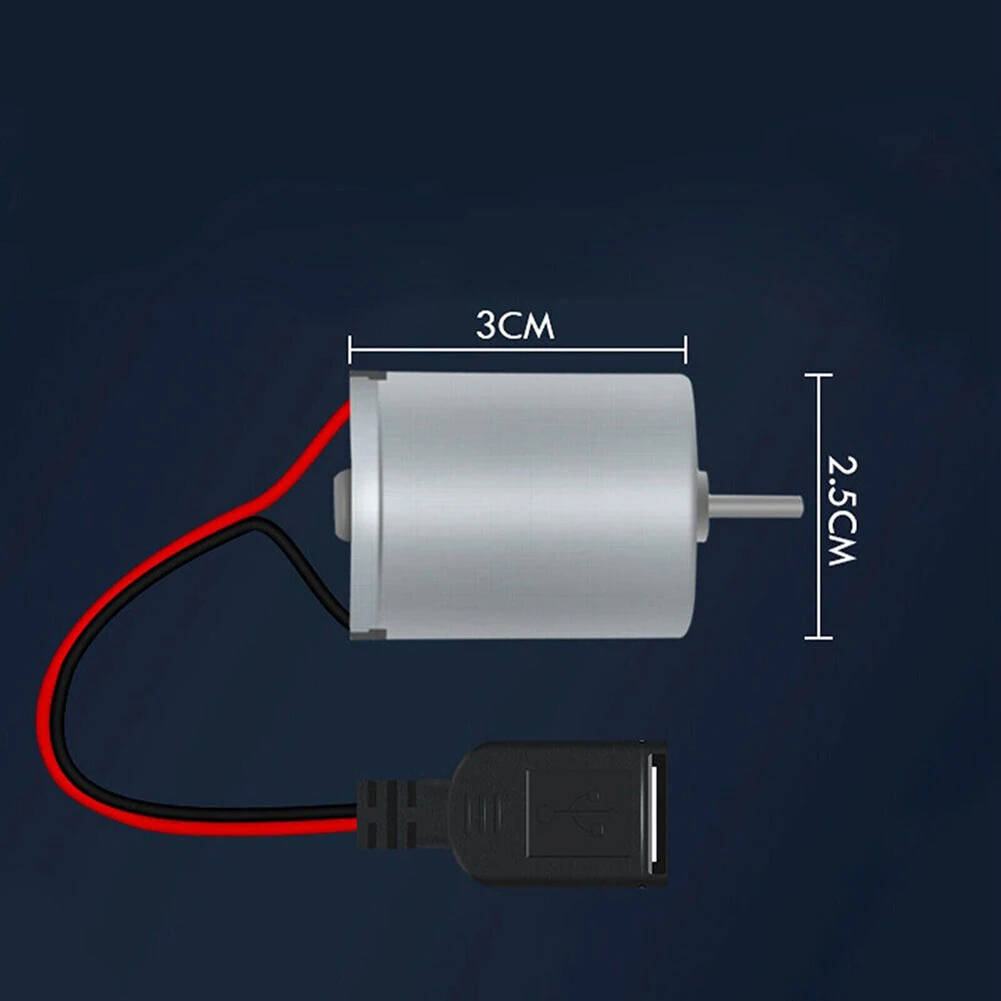 USB Powered Wind Turbine Motor Blade Set with Propeller Suitable for Teaching Kids About Renewable Energy Concepts