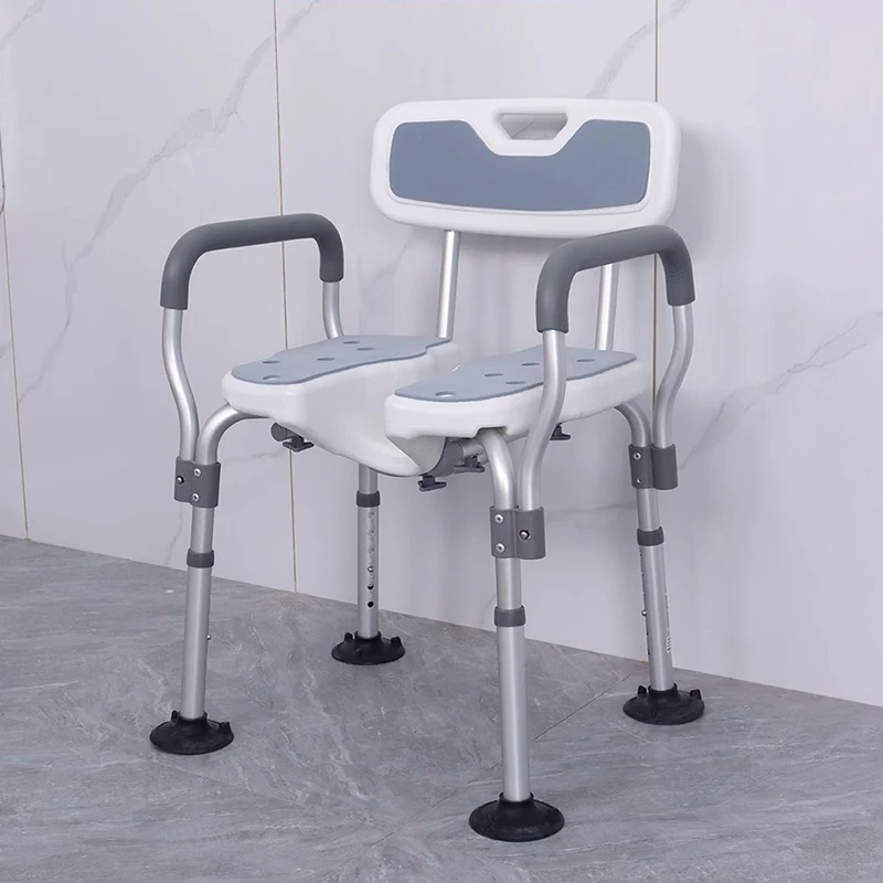 Chaise de bain coordonnante pour personnes âgées, tabouret de douche, avec éponge supplémentaire, meuble Duschstuhl Mit Ruckenlehne