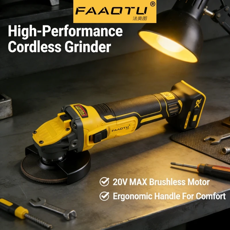 faaotu-dcg409-20v-cordless-brushless-angle-grinder-portable-cutting-polishing-tool-compatible-with-dw-battery