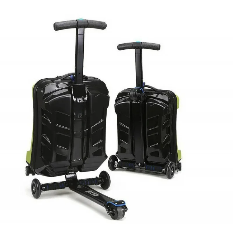 21 Inch Trolley Scooter Suitcase Skate Board Luggage For Teenager