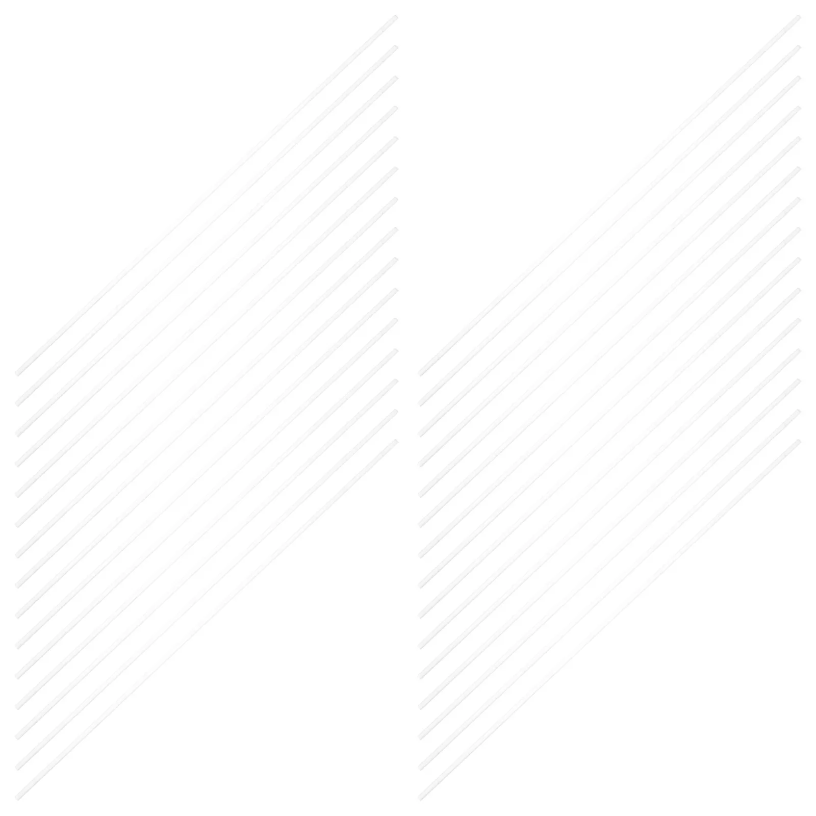 

30Pcs 2Mm Transparent Acrylic Support Sticks Round Solid Rods for DIY Crafts Cake Decorations Display Stands Craft Building