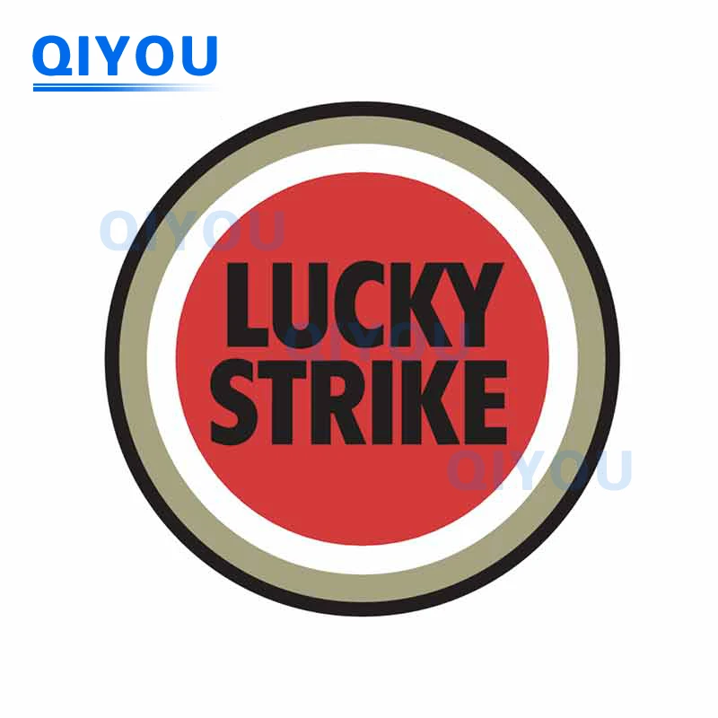 Personalized Body Decoration Lucky Strike Car Stickers for Die-cut PVC Decal Used for Car Body Windshield Pull Rod Boxes