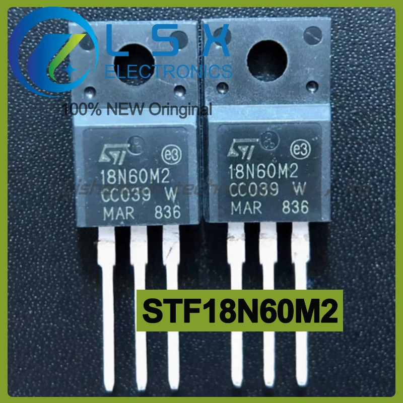 10pcs 18N60M2 STF18N60M2 18A 600V TO220F New and Original