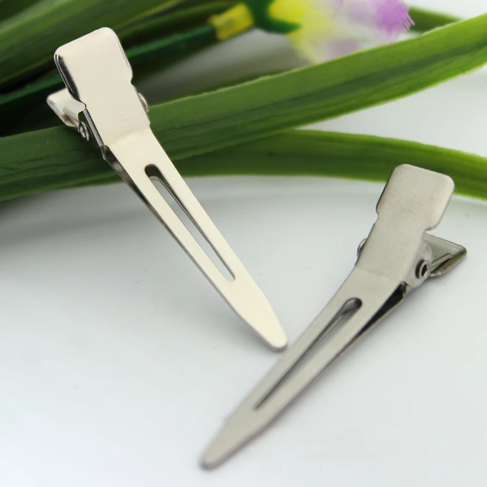 

20Pcs Hair Clips Stainless Steel Durable Mouth Prong Clips for Pin Curls Hair Accessories Arts Crafts Projects