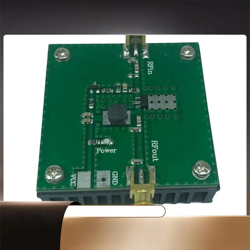 

1 Piece RF Multifunction Convenient Broadband RF Small Power Amplifier Transmitter Amplifier Module As Shown PCB+Metal-X64A