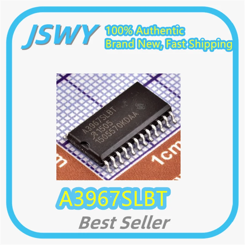 (5/50 pieces) A3967SLBT A3967 SOP24 Stepper Motor Driver Chip, Original and Brand New