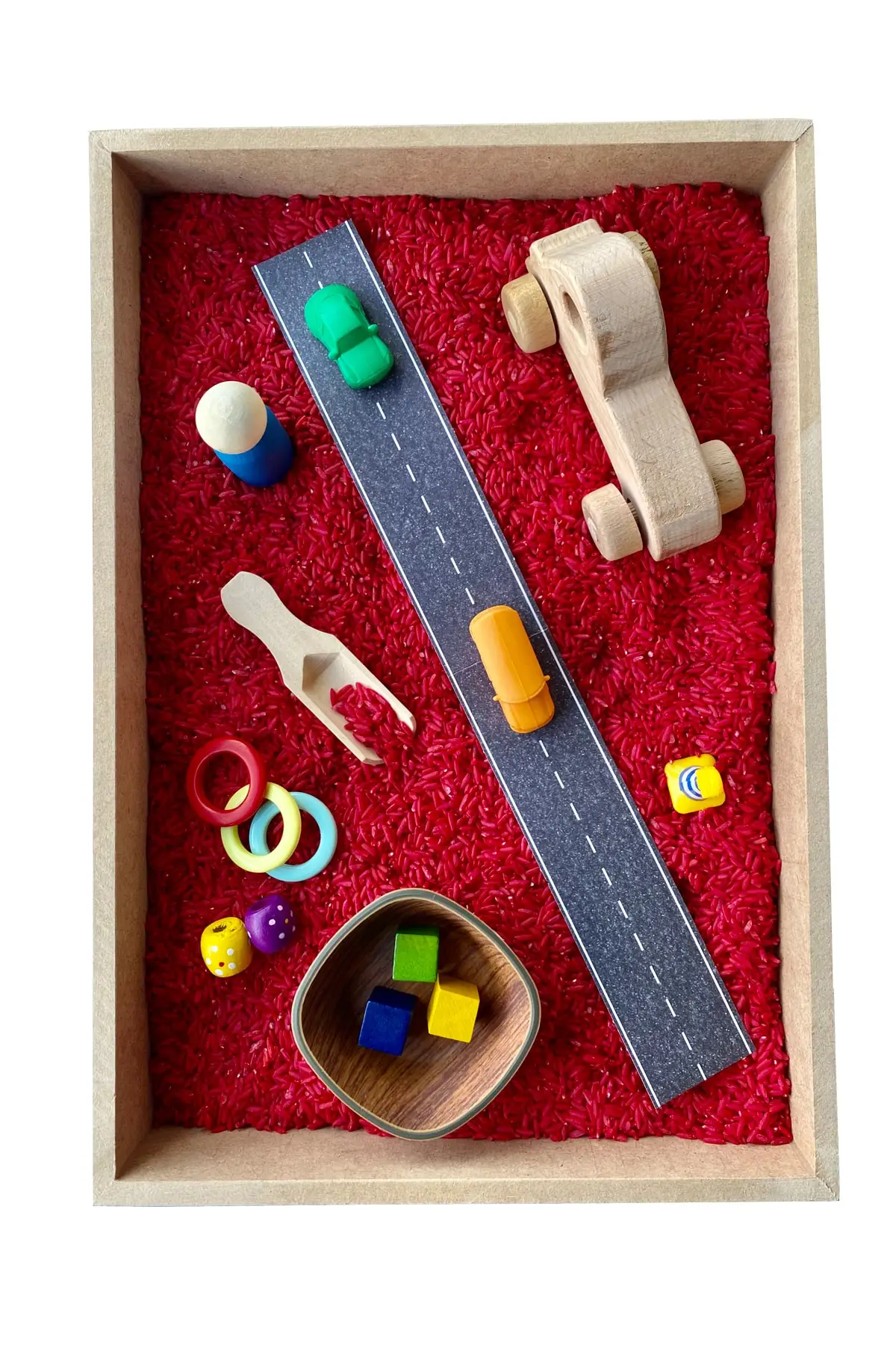 Set Aktivitas Kayu-Mainan Montessori-