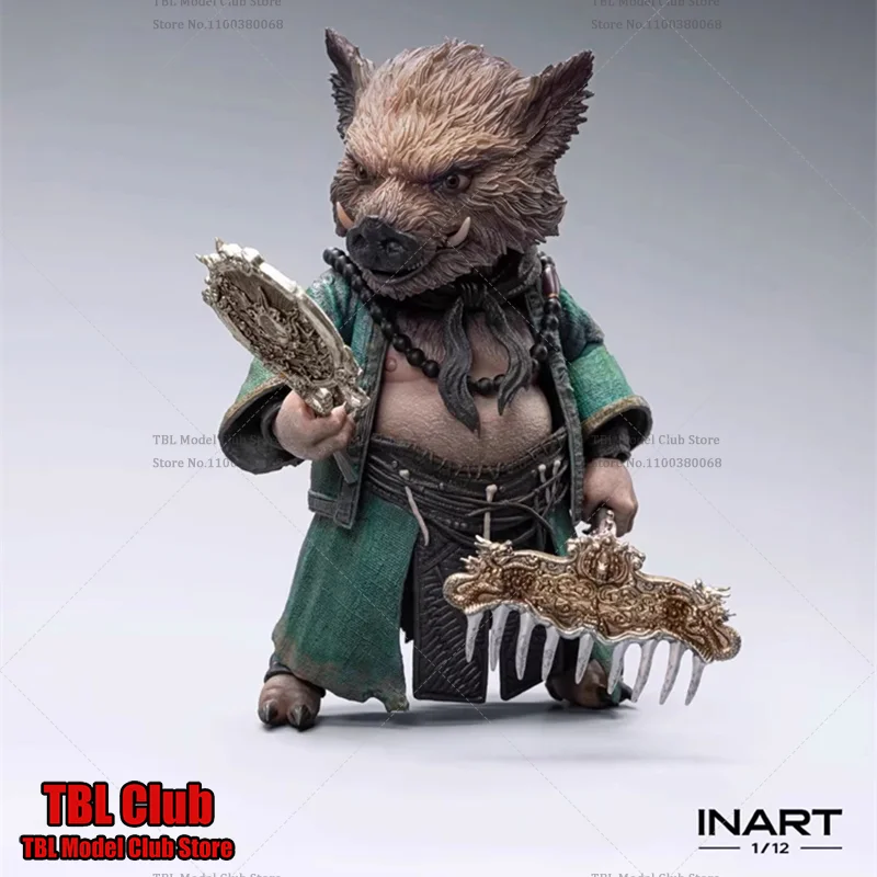 

INART 1/12 Scale Eastern Mgical Mythology Marshal of the Heavenly Reeds Zhu Bajie 6-inch Full Set Action Figure Soldier Toys
