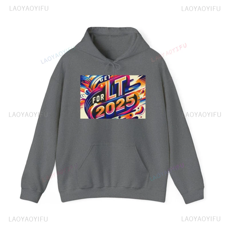 2025 Get Lit Unisex Hoodie Sweatshirt Woman Man Happy New Year Fashion Drop Shoulder Pullover Spring and Autumn Outdoors Hoodie