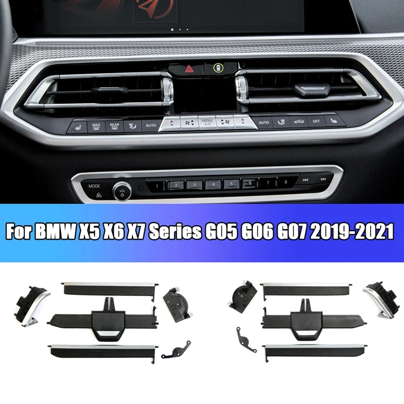 64119458541, 64119458543 Car Central AC Vent Grill Outlet Clip Repair Kit For BMW X5 X6 X7 Series G05 G06 G07 2019-2021 Parts