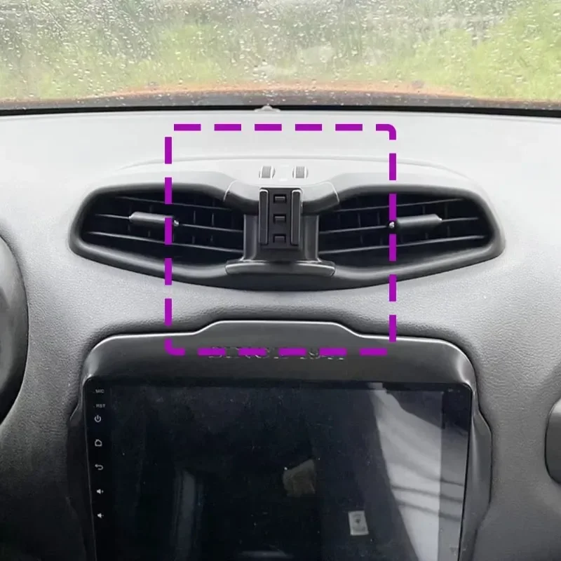 Car Phone Holder Wireless Charger Automatic for JEEP Renegade 2016 2017 2018 2019-2021 Car Accessories Interior Suporte Celular