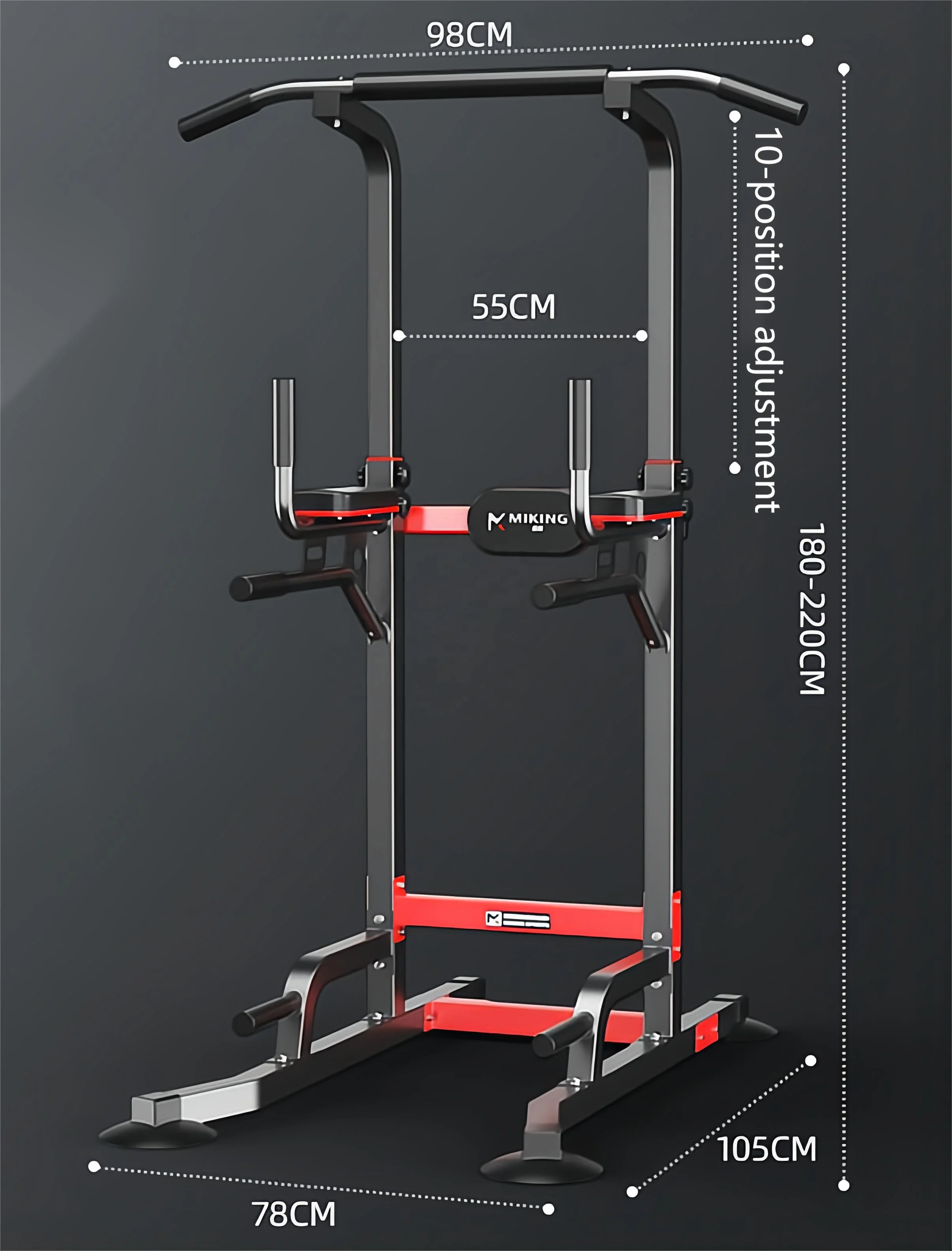 

Factory Directly Sale Fitness Home Gym Equipment Indoor Power Tower Power Rack Pull Up Bar Parallel Bars Horizontal Bar