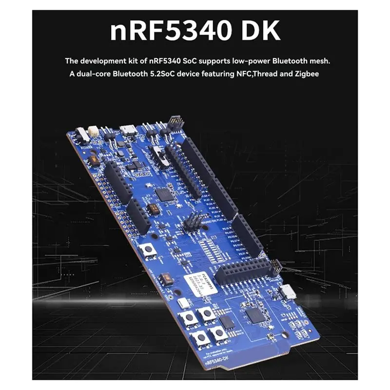 [NUOVO A09R!】 Per NRF5340 DK Per Arduino UNO R3 Scheda di sviluppo compatibile Versatile per NRF5340 Soc Dual Core Bluetooth 5.2