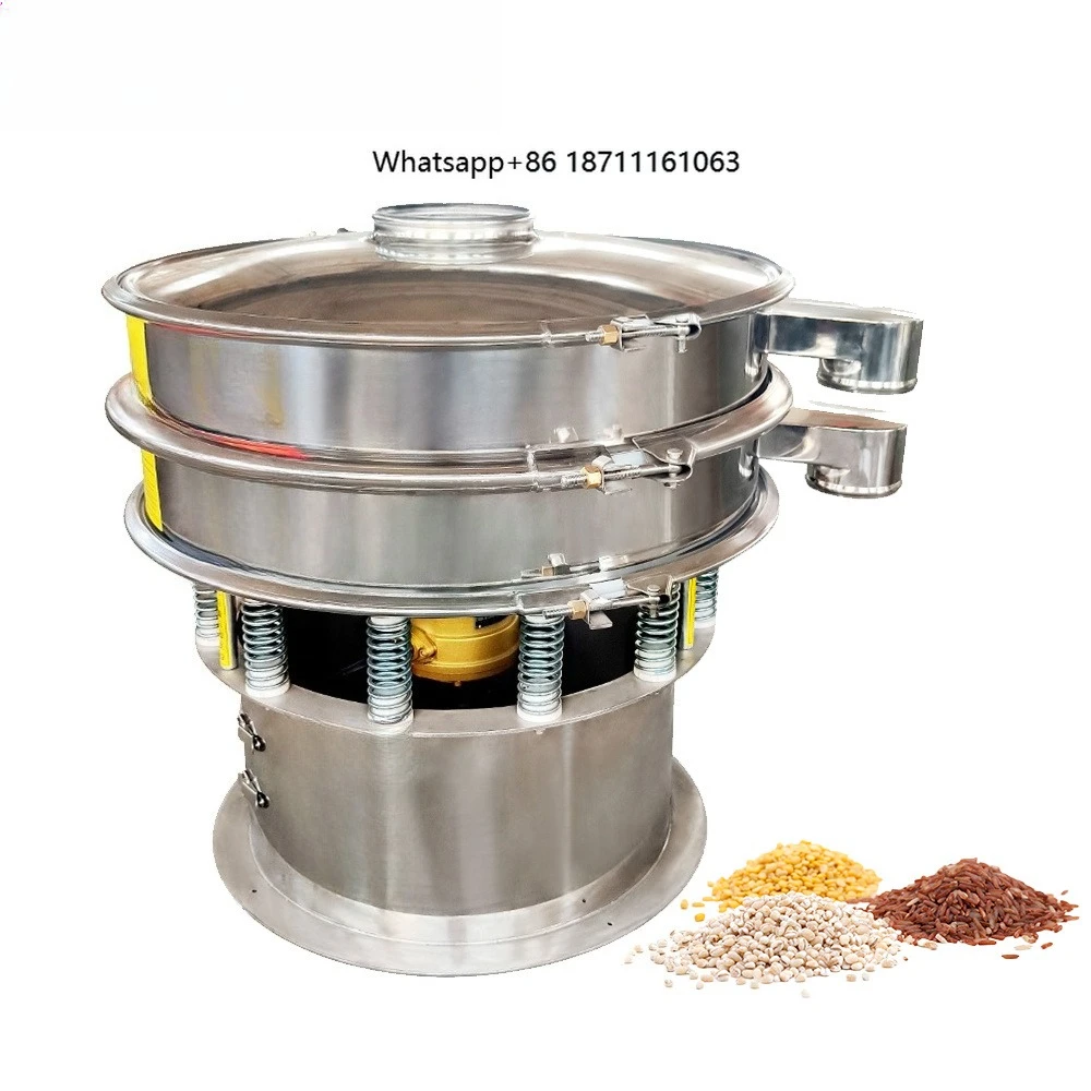 High Efficiency Rotary Sieving Machine Vibrating Screen for Food Grain Processing