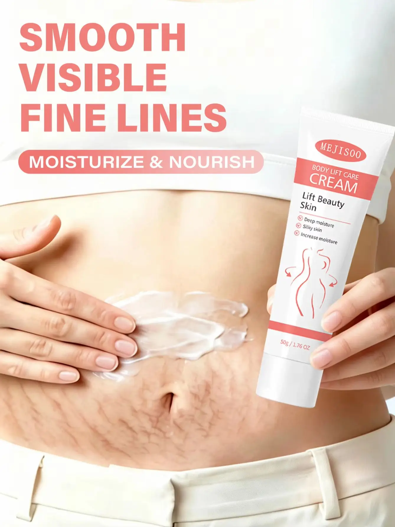 Rose Body Care Cream Deeply Moisturizes And Smooths Rough And Dry Skin Suitable For All Skin Types Daily Body Care 50g