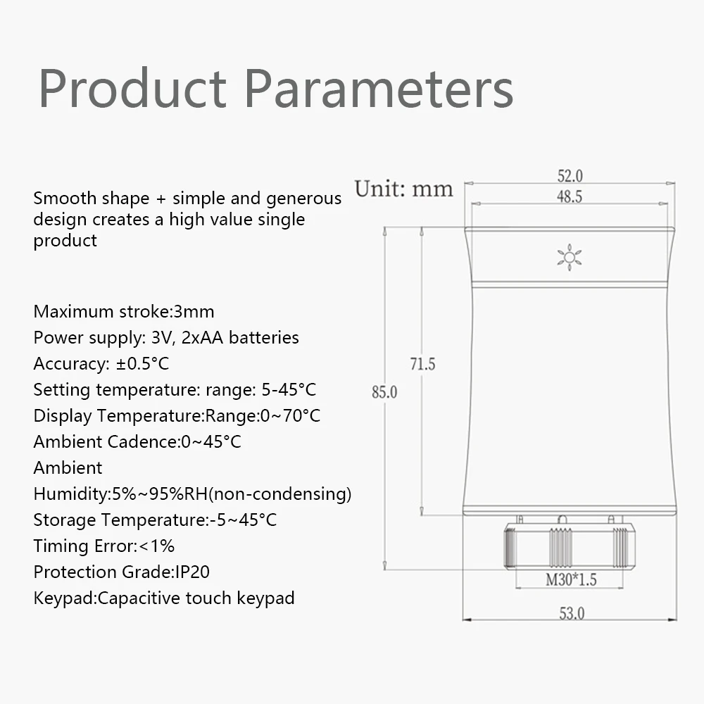 ZigBee 3.0 Neu Kühler aktuator Ventil Smart programmier bare Thermostat Temperatur Heizung Steuerung Sprach steuerung